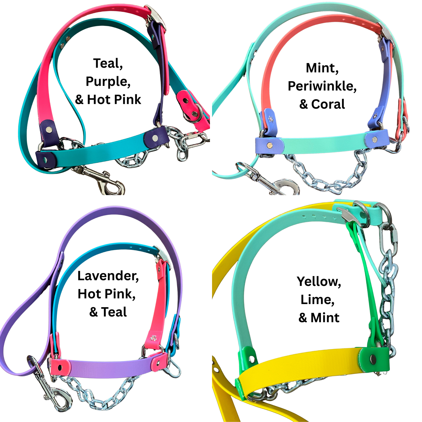 Biothane Goat Halter — Trio Style