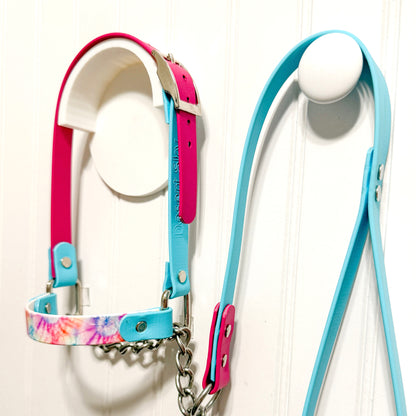 Pastel Tie Dye Biothane Halter